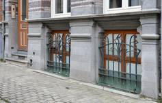 Rue Saint-Quentin 32, Bruxelles Extension Est, soubassement (© APEB, photo 2015).