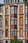 Avenue Louis Bertrand 94-96, Schaerbeek, étages côté avenue (© APEB, photo 2014).