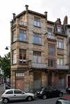 Rue Peter Benoit 2-4 et chaussée de Wavre 517-519, Etterbeek, façade côté rue (© APEB, photo 2016).