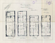 Rue Eugène Smits 23, Schaerbeek, plans des niveaux, ACS/Urb. 89-23 (1910).