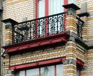 Boulevard Lambermont 150, Schaerbeek, oriel, terrasse (© SPRB-BDU, photo APEB 2013).