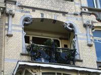 Avenue Louis Bertrand 43, Schaerbeek, deuxième étage, loggia (© APEB, photo 2005).