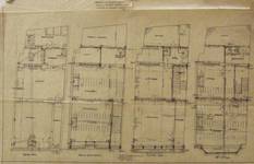 Hôtel Leefson, Rue de l'Ecuyer 47, Bruxelles, plan des niveaux (© Fondation CIVA Stichting/AAM, Brussels /Paul Hamesse)