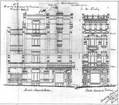 Chaussée de Wavre 580-582, Etterbeek, élévations, ACEtt/TP 16559 (1904).