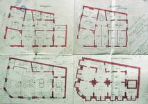 Avenue Louis Bertrand 94-96, Schaerbeek, plans des six niveaux, ACS/Urb. 176-94-96 (1912).