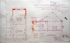 Saint-Quentinstraat 30, Brussel Uitbreiding Oost, ontwerp wijziging achterkant, SAB/OW 58806 (1949).