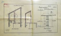 Eburonenstraat 31, Brussel Uitbreiding Oost, plannen voor een uitbouw, SAB/OW 10396 (1899).