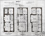 Chaussée de Wavre 580-582, Etterbeek, plans des quatre niveaux, ACEtt/TP 16559 (1904).