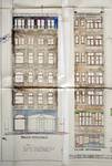 Mutuelle des syndicats réunis, Rue de Laeken 35-37, Bruxelles, élévations, AVB/TP 31713 (1923)