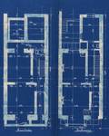 Avenue Clays 49 et 47, Schaerbeek, plans des deux premiers niveaux, ACS/Urb. 49-47-49 (1902).