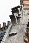 Rue Saint-Quentin 32, Bruxelles Extension Est, détail du pignon (© APEB, photo 2016).