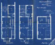 Avenue Clays 49 et 47, Schaerbeek, plans des quatre niveaux supérieurs, ACS/Urb. 49-47-49 (1902).