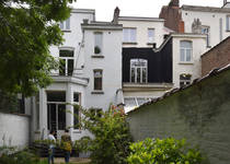 Rue Saint-Quentin 32, Bruxelles Extension Est, façade arrière (© APEB, photo 2016).