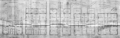 Boulevard des Déportés 34 et 36, Tournai, plans des niveaux, AET/Ville de Tournai/Voirie 19347/Plans 4895 (1907).