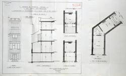 Lutherstraat 28, Brussel Uitbreiding Oost, ontwerp uitbreiding, huidige staat, SAB/OW 28110 (1923).