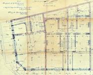 Avenue Louis Bertrand 63-65 et rue Josaphat 334-336, 338-340, Schaerbeek, plan du rez-de-chaussée, ACS/Urb. 176-63 (1906). 