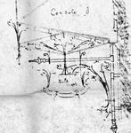 Avenue Louis Bertrand 63-65, Schaerbeek, plans de la marquise, détail, ACS/Urb. 176-63 (1907).