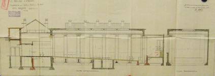 Théâtre Pathé, Boulevard Adolphe Max 154, Bruxelles, coupe, AVB/TP 1910 (1908)