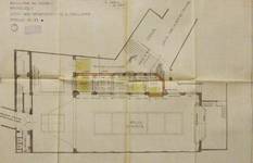 Théâtre Pathé, Boulevard Adolphe Max 154, Bruxelles, plan de la galerie, AVB/TP 1910 (1910)