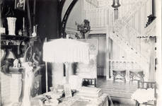 Square Ambiorix 11, Bruxelles Extension Est, état originel du salon d'entrée, photo anonyme des années 1920