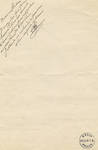Extrait de la lettre envoyée par Strauven à Horta depuis Zurich en 1898. Coll. Musée Horta.